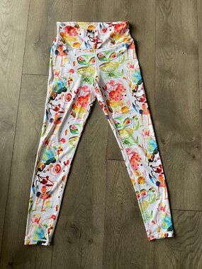 Fashion Brand Company by Penelope Gazin Yoga Leggings Like New Nightmare Stains